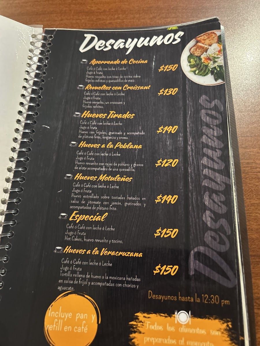 Café Parroquia Menu - Image 2